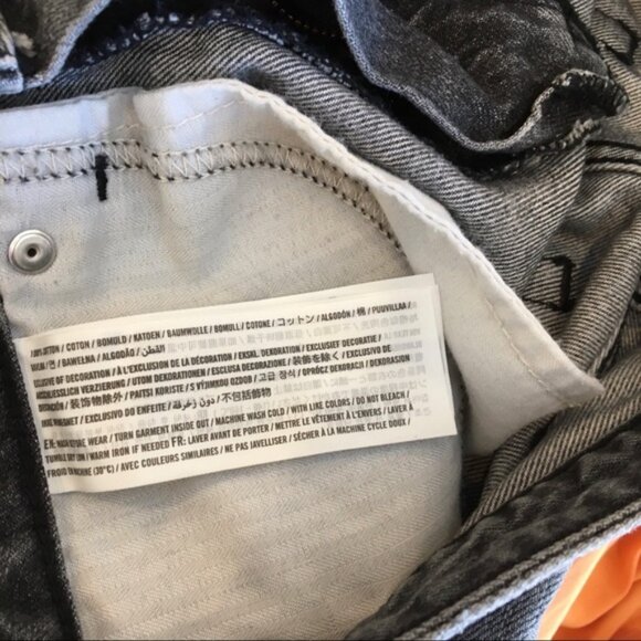 Abercrombie  Fitch High- Waisted Denim Mini Skirt - Picture 4 of 4